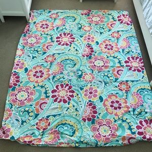 Pottery Barn Floral Twin Duvet cover & pillow case